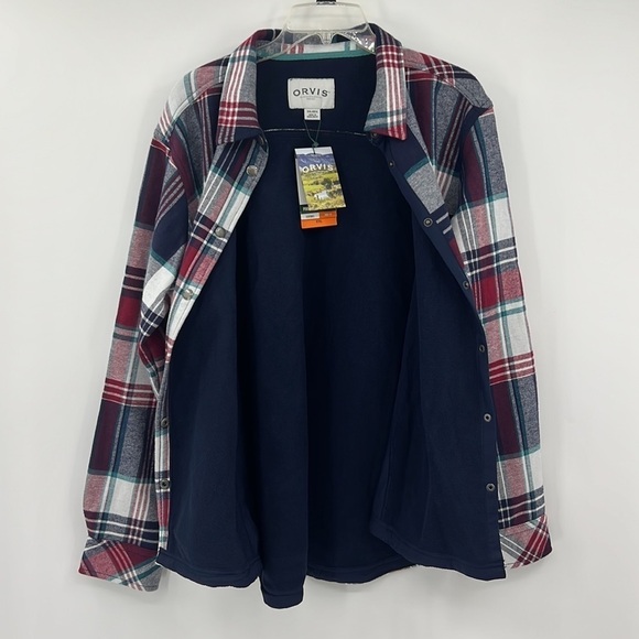 Orvis, Pinnacle, oversize plaid shirt jacket SZ XXL NWT’S - Picture 7 of 16